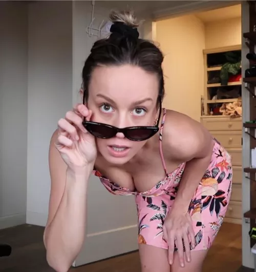 Please milk my cock as a dominant Brie Larson by LeadingSwordfish7718