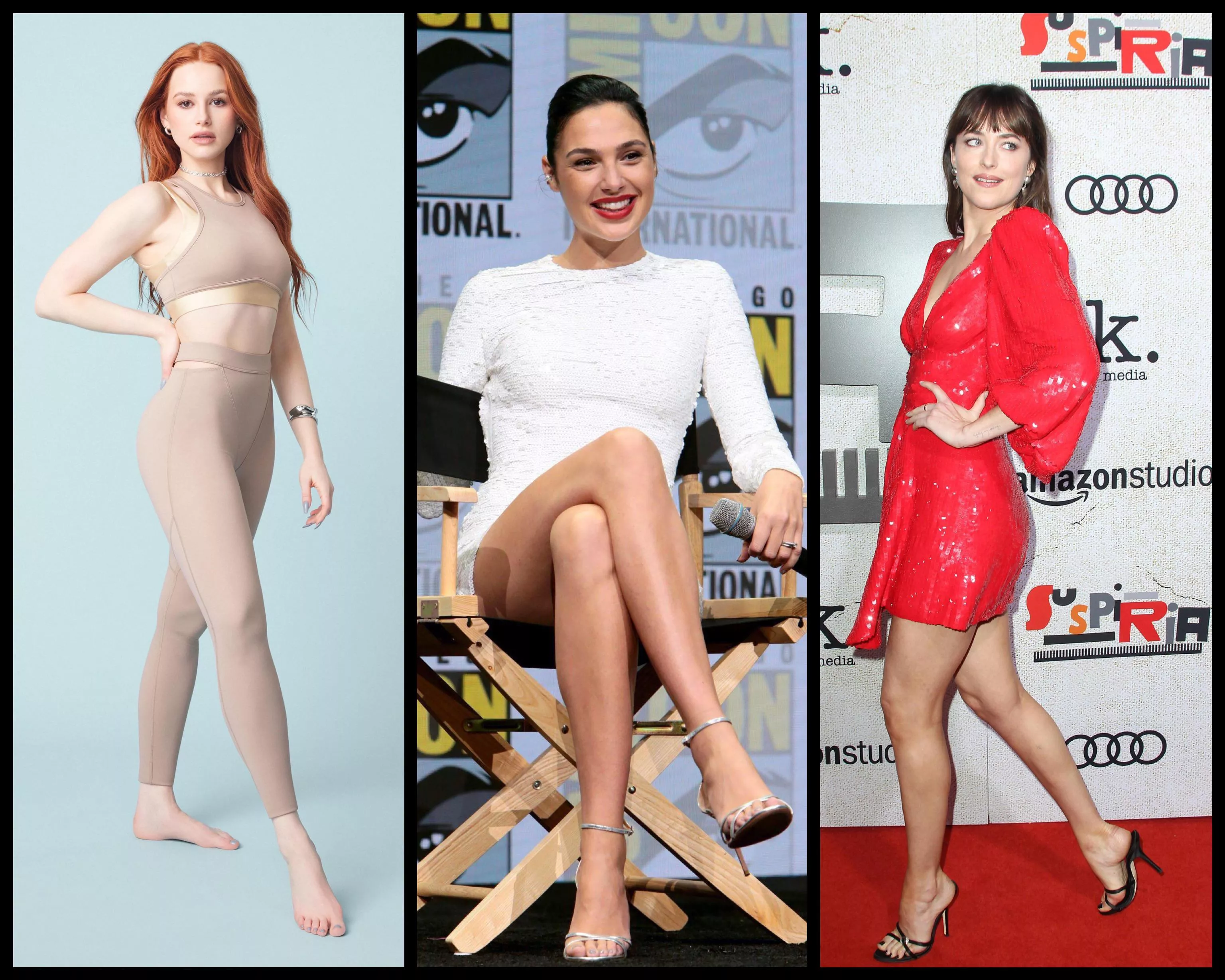 Please milk my cock as Madelaine Petsch, Gal Gadot or Dakota Johnson while I woreship her legs and feet. posted by LeadingSwordfish7718