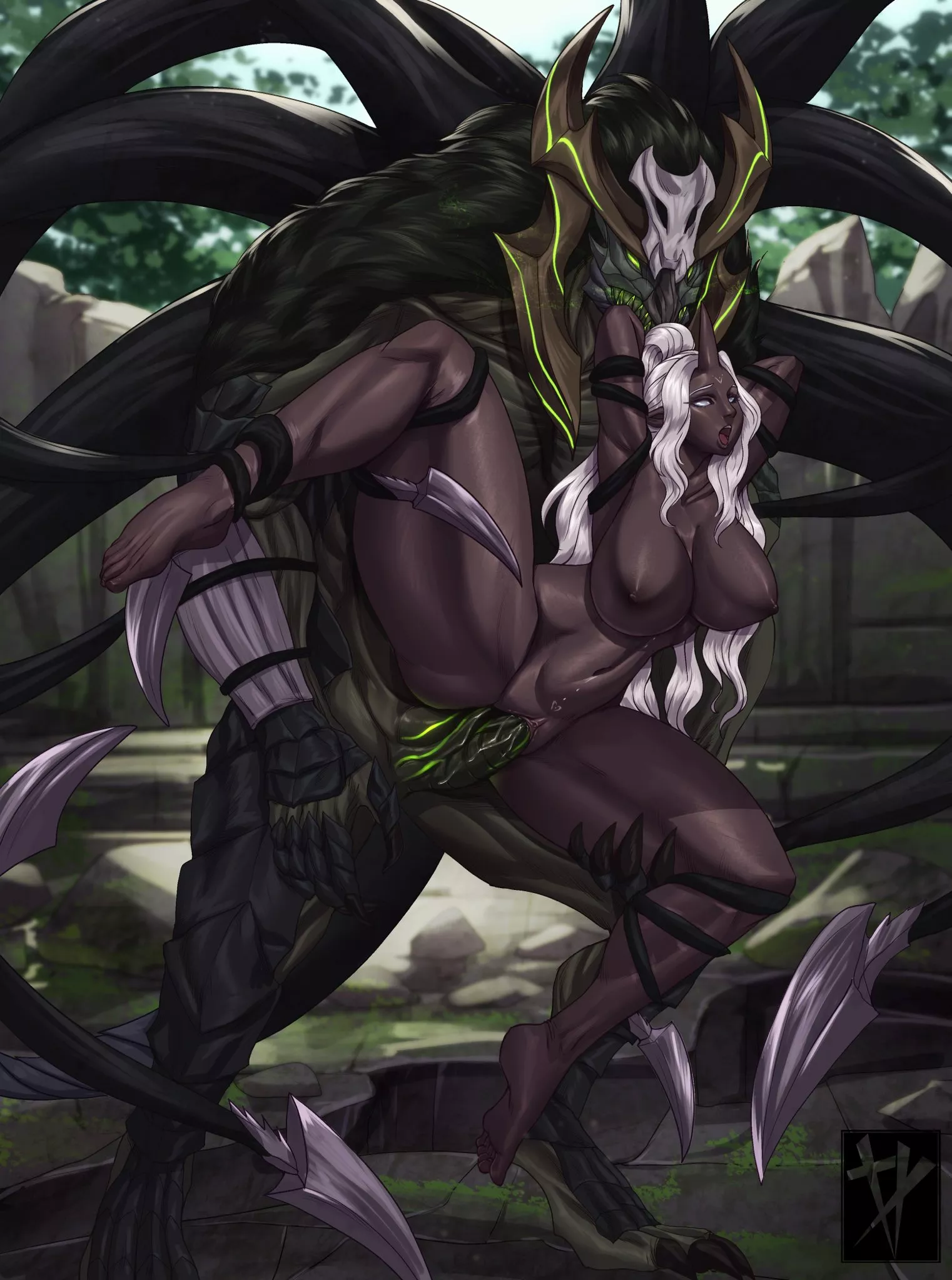 Pleasing Her New Master [XivastrA] posted by LocustheFocus