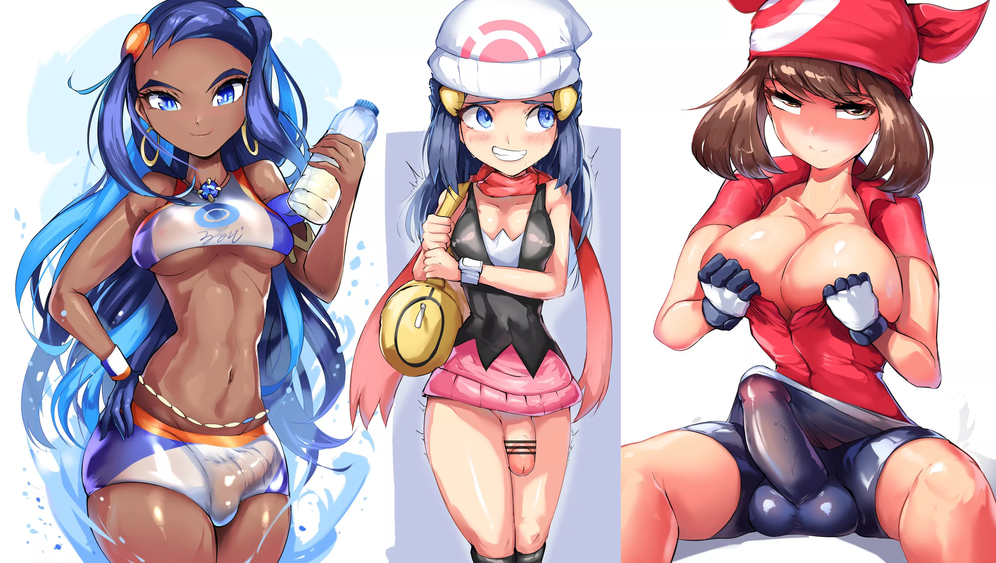 Poke futas (Chobonolly) posted by ObserveAndHerve