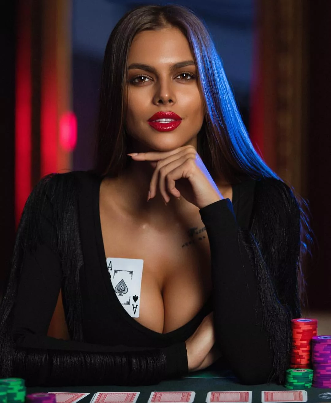 Poker girl posted by s4uliuha