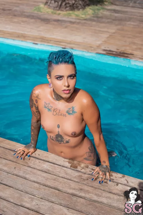 Ponce - As Long As Skies Are Blue #SGSetOfTheDay by SuicideGirls