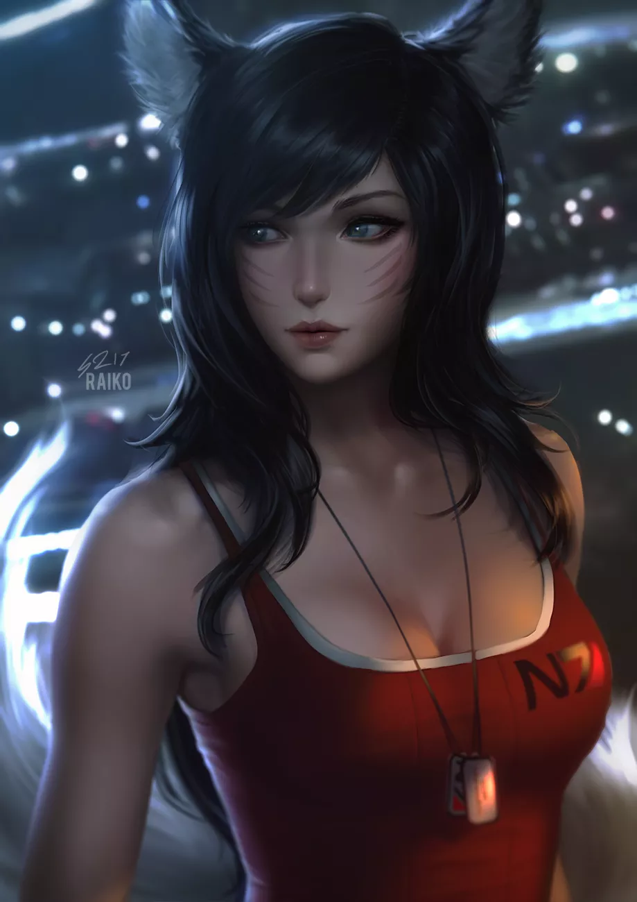 Pool party Ahri (raikoart) posted by Mercho69