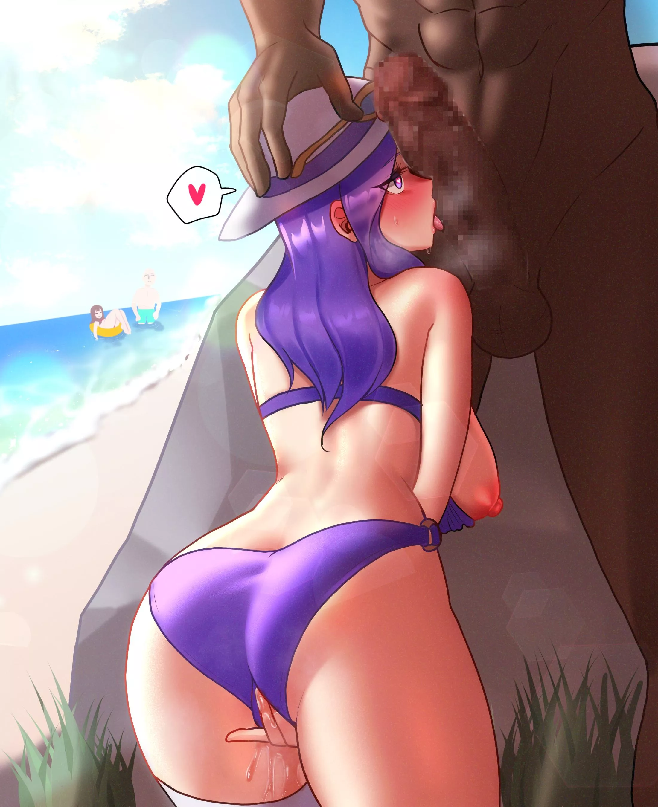 Pool Party Caitlyn getting a taste (Dochi) posted by VietCock