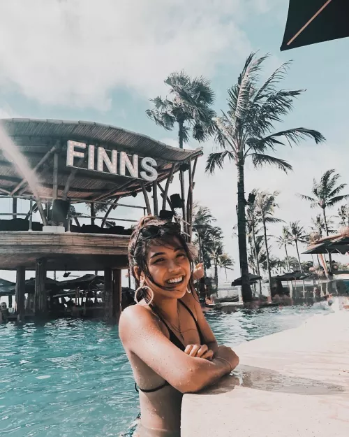 Poolside Babe by AZN_Slut