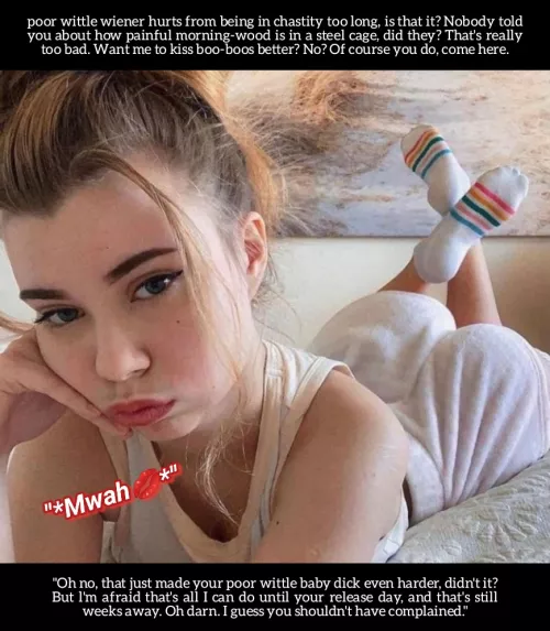 Poor wittle wiener... by Flaming-Penis