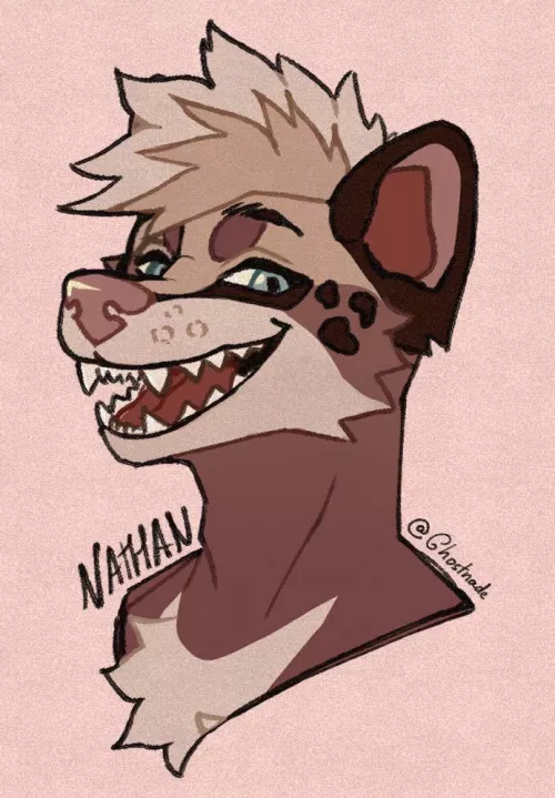 Portrait of my newest oc, Nathan! by Nakionade