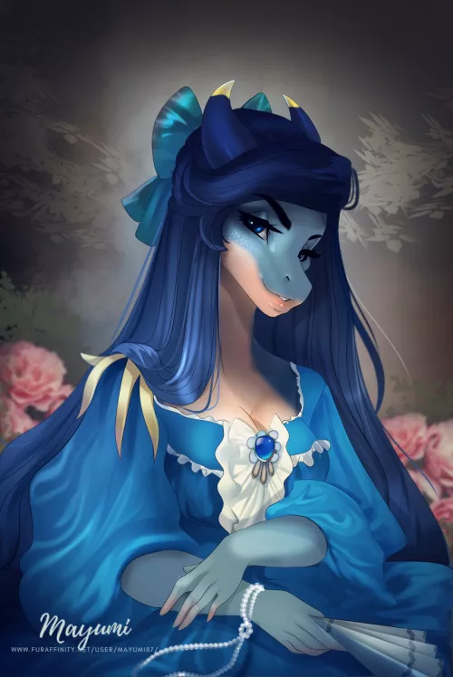 Portrait of Princess Rose, artwork made by me (mayumi87 on FA or NatashaRom on) by MayumiFurry