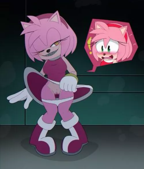 Possessed Amy Rose - Art By HairGrape by HazelTheHailey