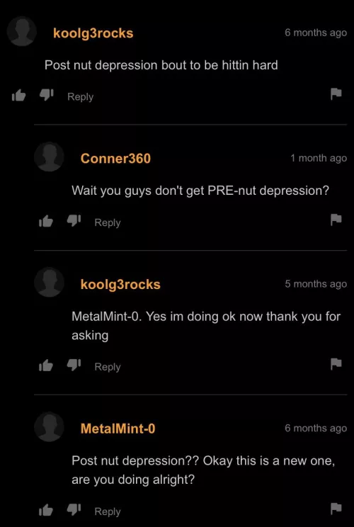 Post nut depression by LotsOfDots5656