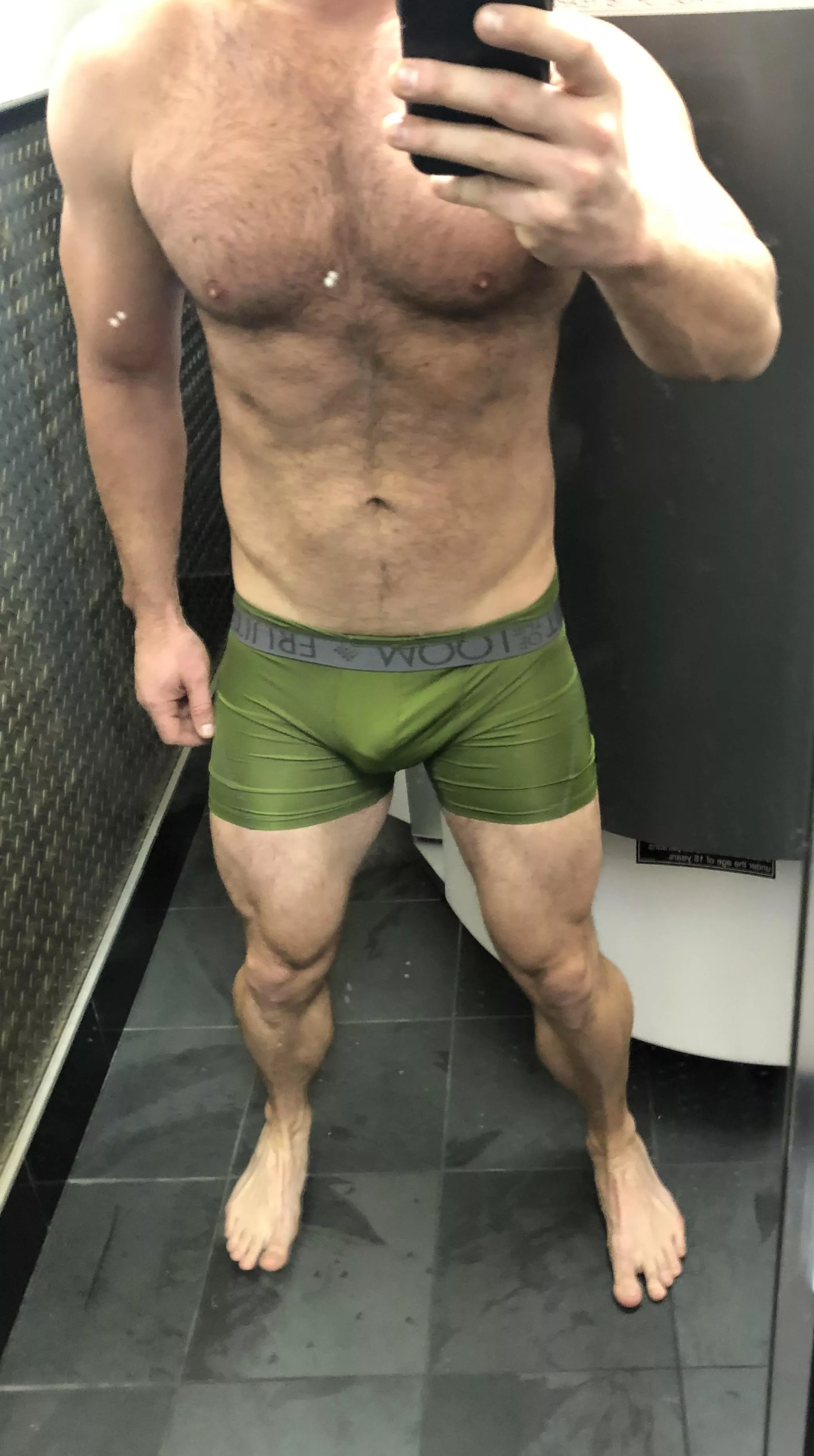 Post workout pre locker roo[m] shower. posted by singlexlmale