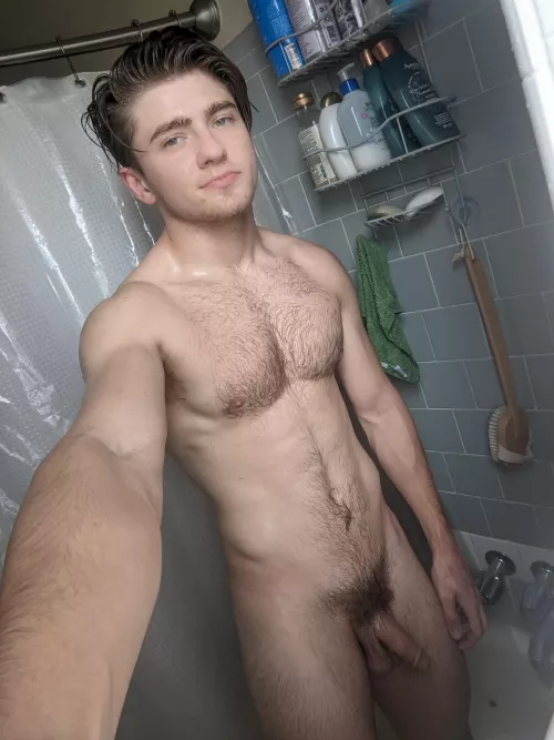 post-dick shower 😜 by Longjumping-Focus280