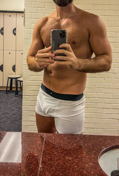 Post-shower selfie by SexintheSTLSuburbs