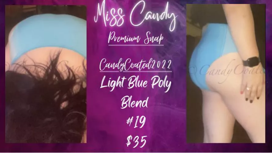 🍭 PoTD! Soft blue and currently one of my faves! [Selling] panties 🍭 socks 🍭 GFE 🍭 sexting 🍭 vials 🍭 edibles 🍭 video dick rates 🍭 erotica 🍭 erotic asmr 🍭 gentle domme by CandyCoated20212