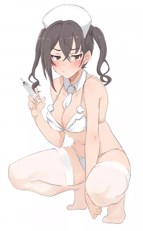 Pouting Nurse (wasabijoyu76) by GingerGentleman