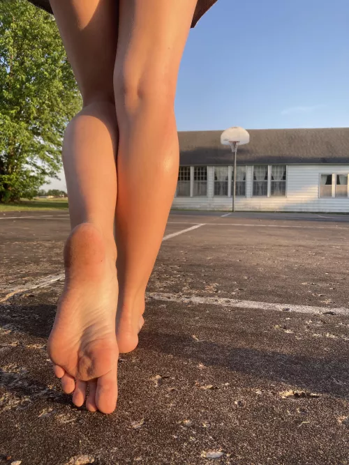 pov: i just beat you in basketball and your punishment is licking my dirty soles 😋 by gigiiiginger