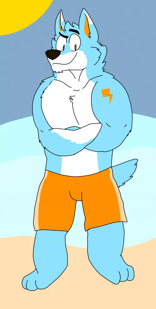 POV: This guy walks up to you, he offers you to swim with him. Do you accept? by Dodgerandcompany