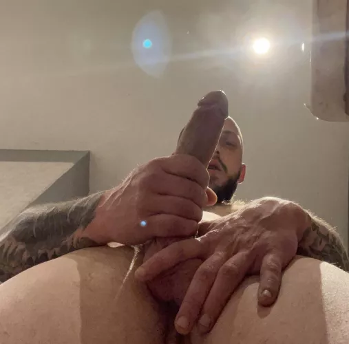 POV underneath 😉😈👅💦 by Inked_micky