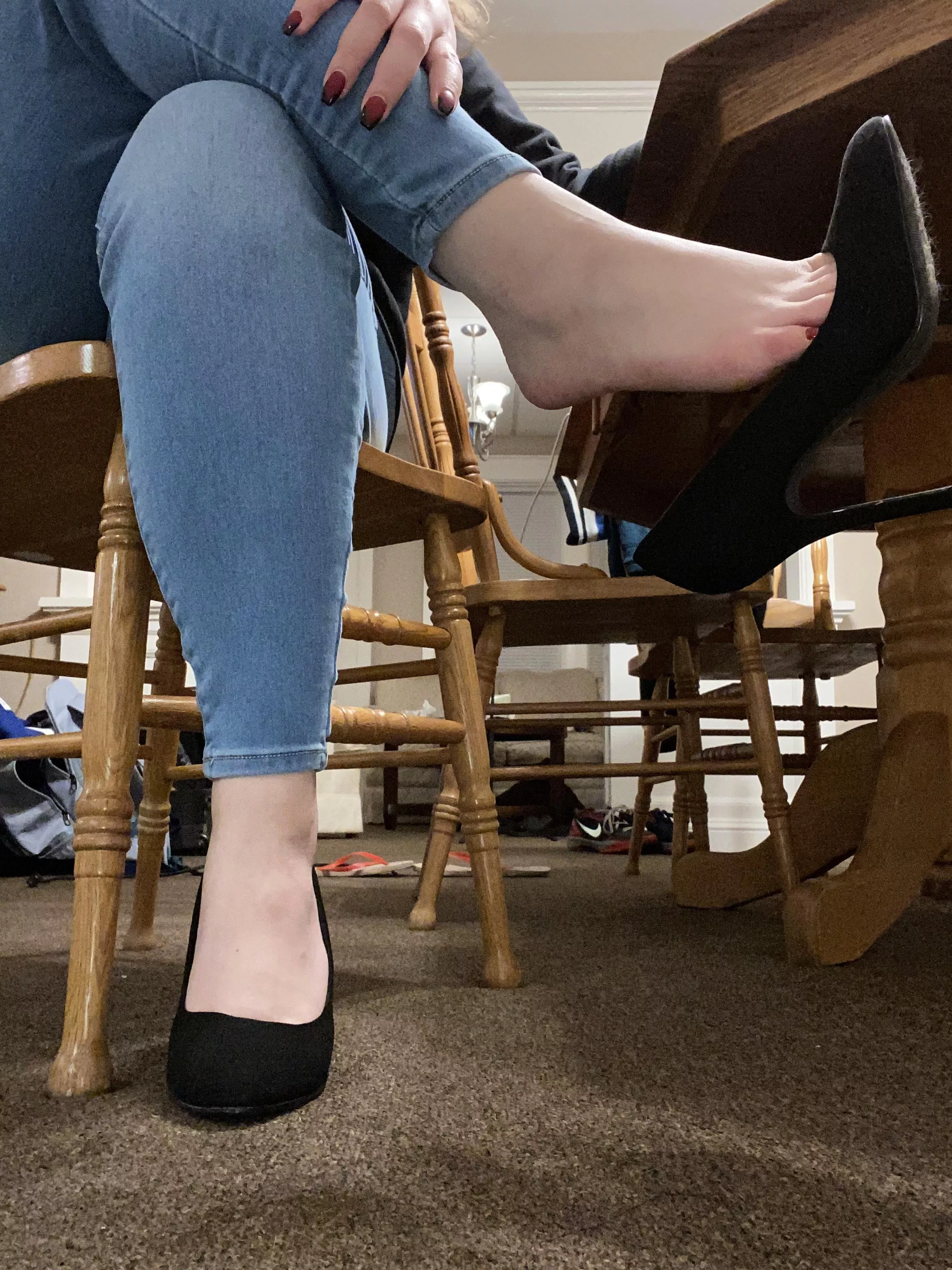 POV we’re at the dinner table and I’m trying to get your attention posted by RabbitPaws194