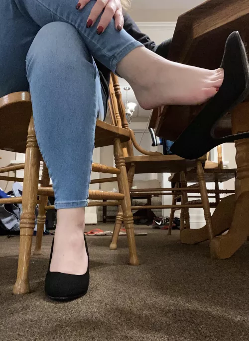 POV we’re at the dinner table and I’m trying to get your attention by RabbitPaws194