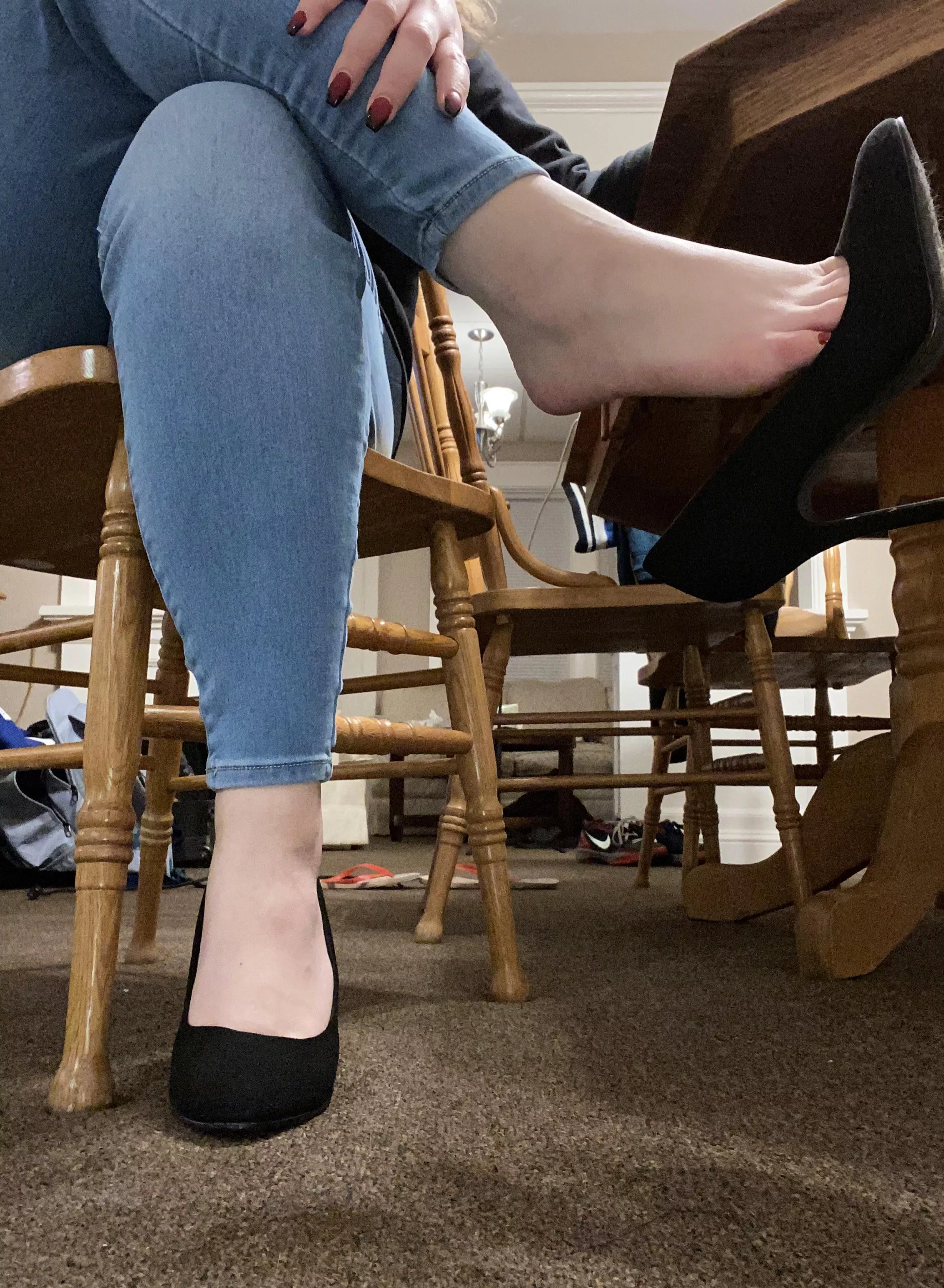 POV we’re at the dinner table and I’m trying to get your attention posted by RabbitPaws194