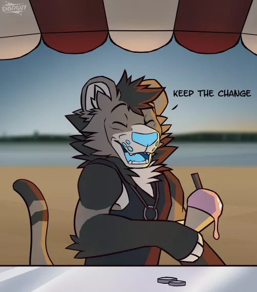 POV: You work at an ice cream stand (Artist is @Ensoguy) by Ensoguy