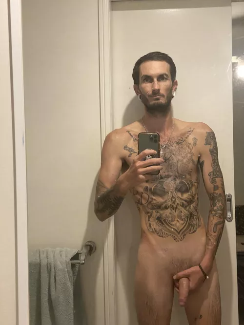 Pre shower selfie and beard attempt by spearojames