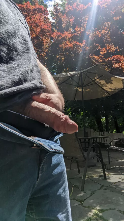 precum glistening in the sun by ScoobaSteve314