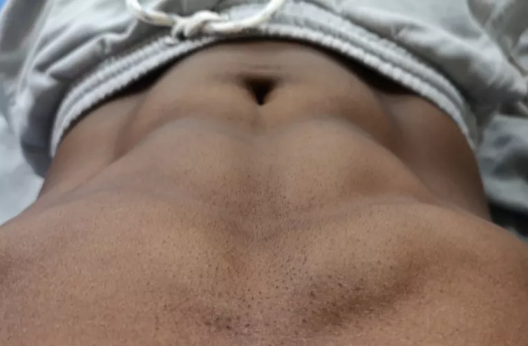 Pre-show abs check what u think ladies will u follow the brick road (M) 35 by FitandtattedDad