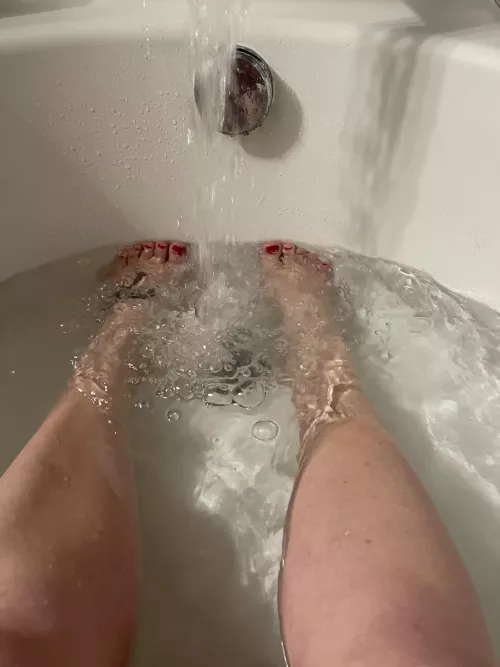 Pretty in pink even in the bath❤️ they’d look even better with your cum💦 on them by Bella_Grace_Official