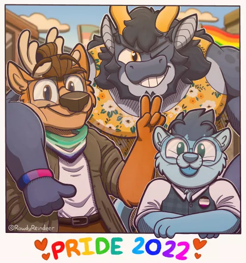 Pride 2022 🏳️‍🌈 (art by me) by MaddyReindeer