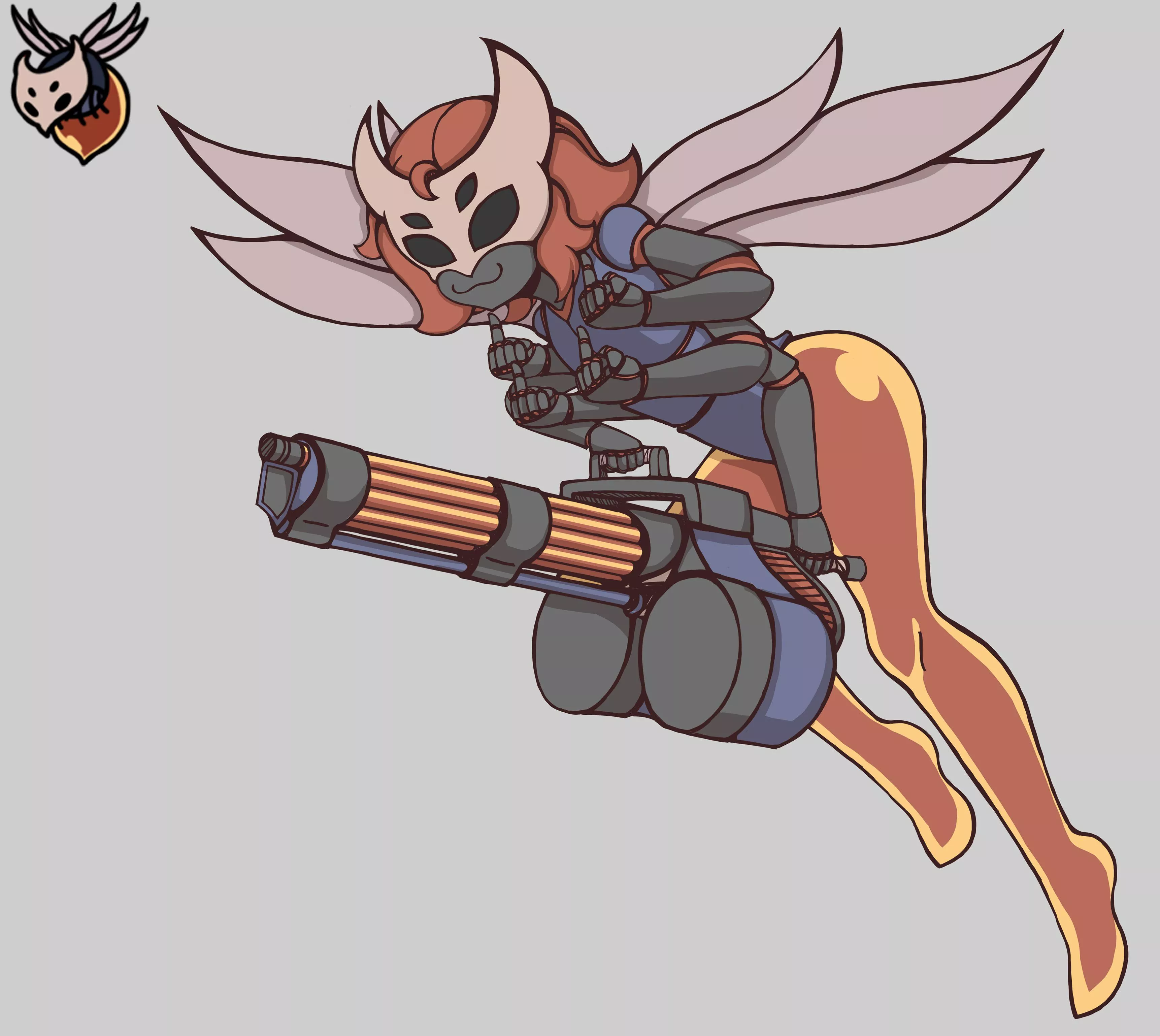 Primal Aspid (Hohodo) [Hollow Knight] posted by Ayu_Draws