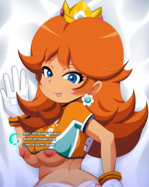 Princess Daisy tan (Mitgard-knight) by SuperTejon