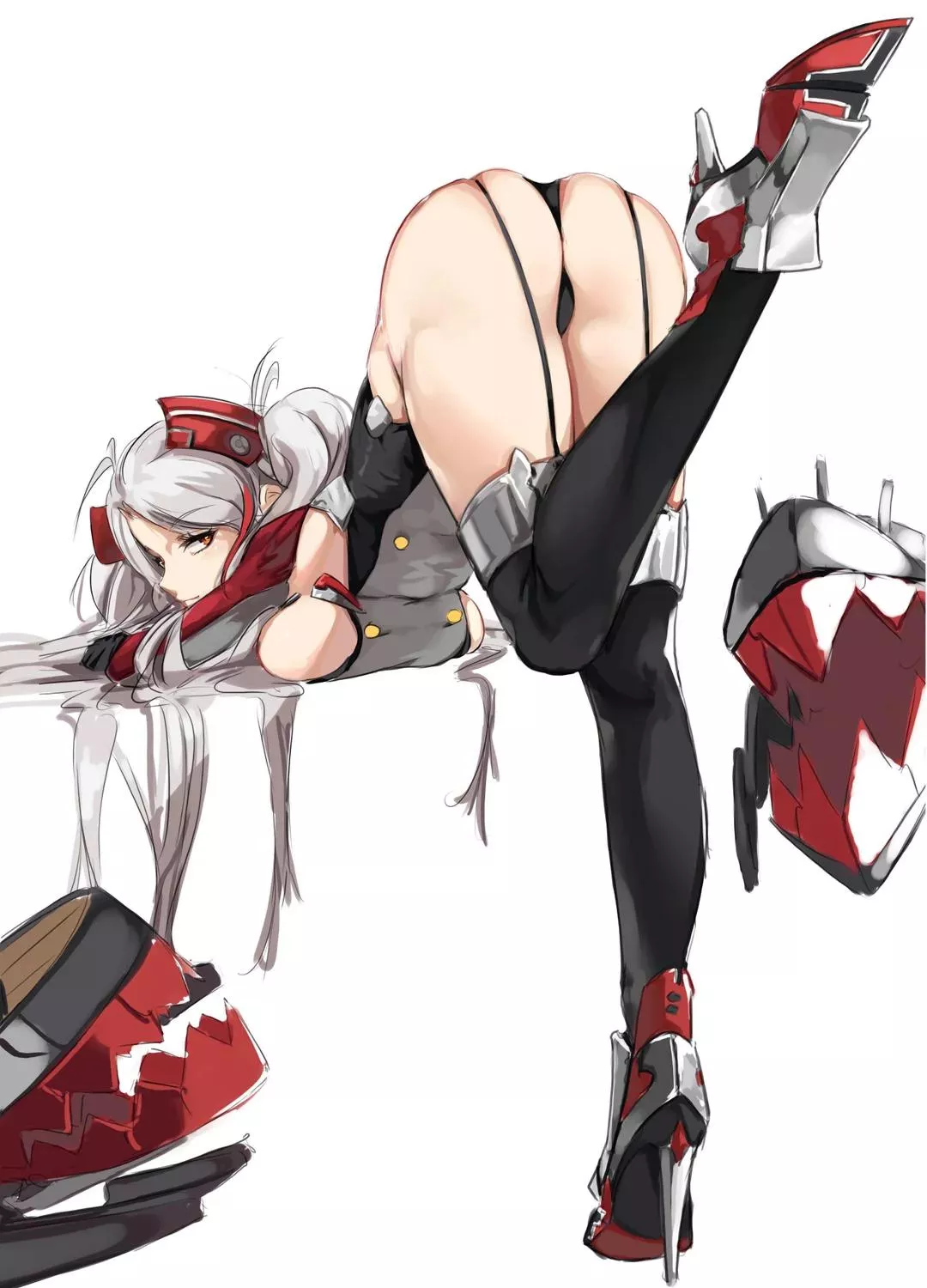 Prinz Eugen Showing Off Her Flexibility (Azur Lane] posted by RonDondald