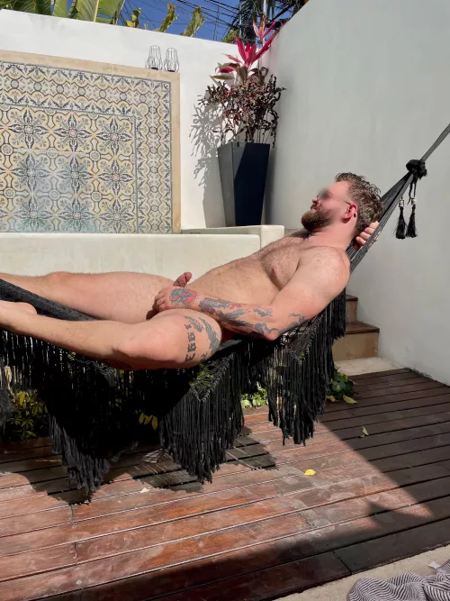 Proper hammock attire 😉 by NationalCake1330