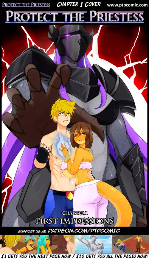 Protect the Priestess Chapter 1 Cover by SexyverseComics