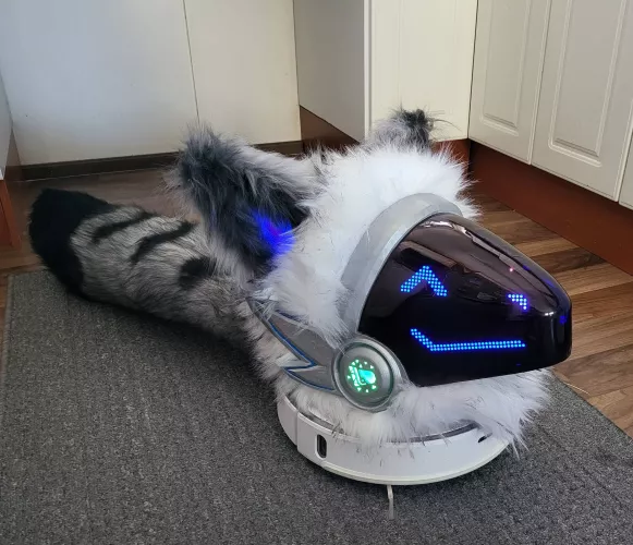 Protogen cleaning services :3 by Spyraus