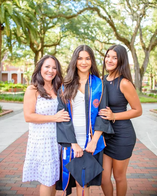 Proud mom, happy graduate, or supportive sister? posted by orwelljay