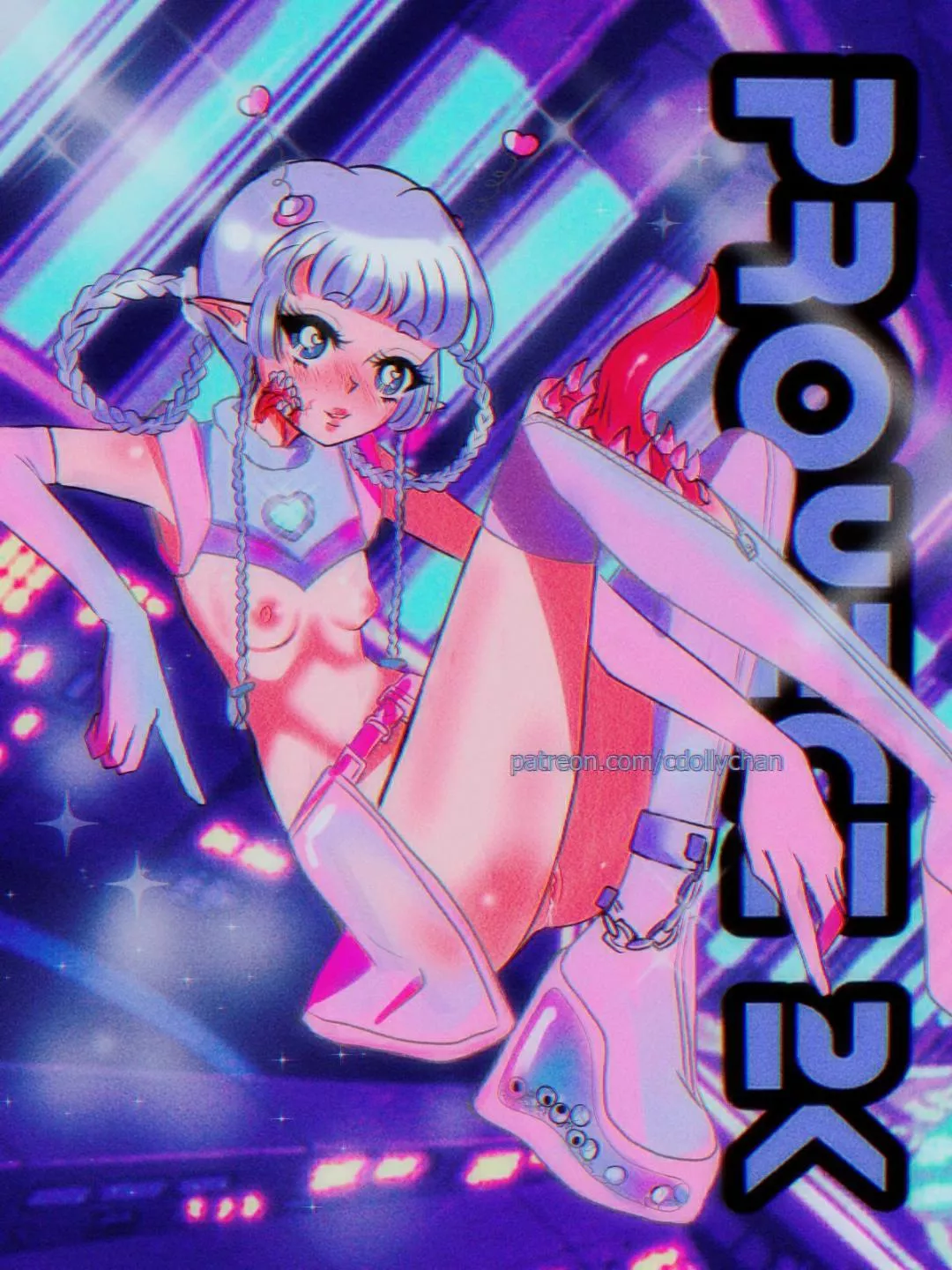 proYect 2k !! Alien girl 👽👽👽 First post in this community, hii posted by CDollychan