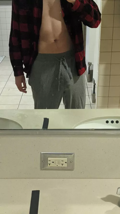 public display of penis by naked_and_bored