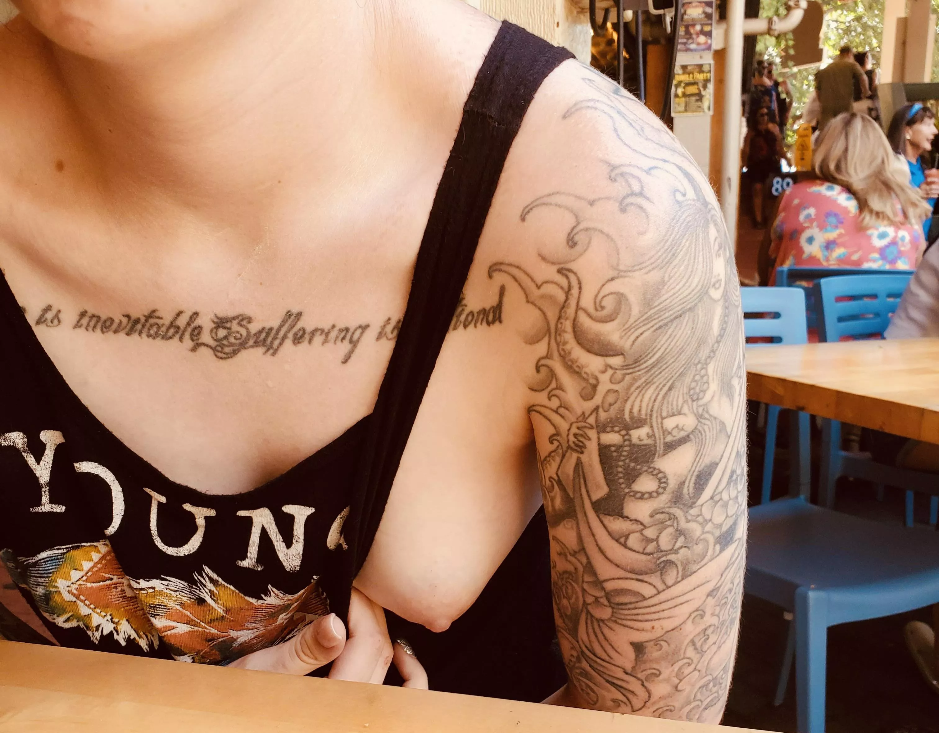 Public flash at breakfast posted by awilliams5775