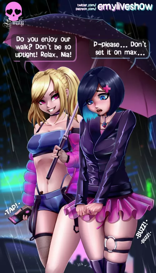 Public walk with toy [OC] (EmyLiveShow) by EmyLiveShow