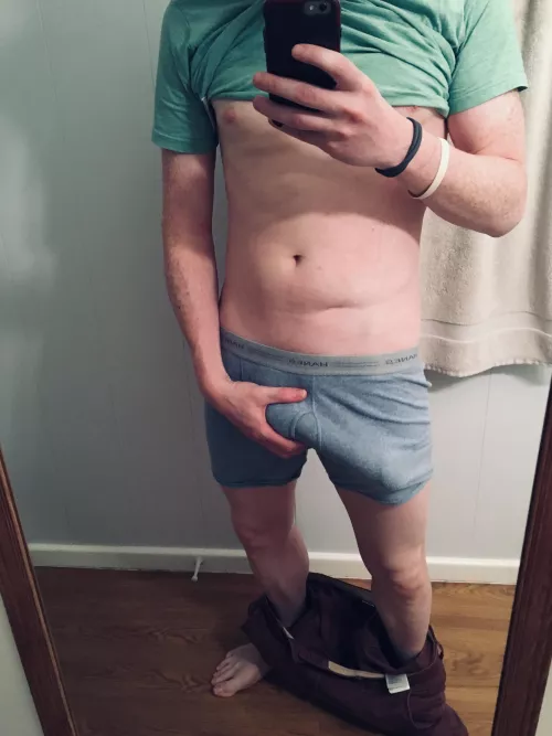 Pull my shorts down with your teeth. by InternetDouble2k