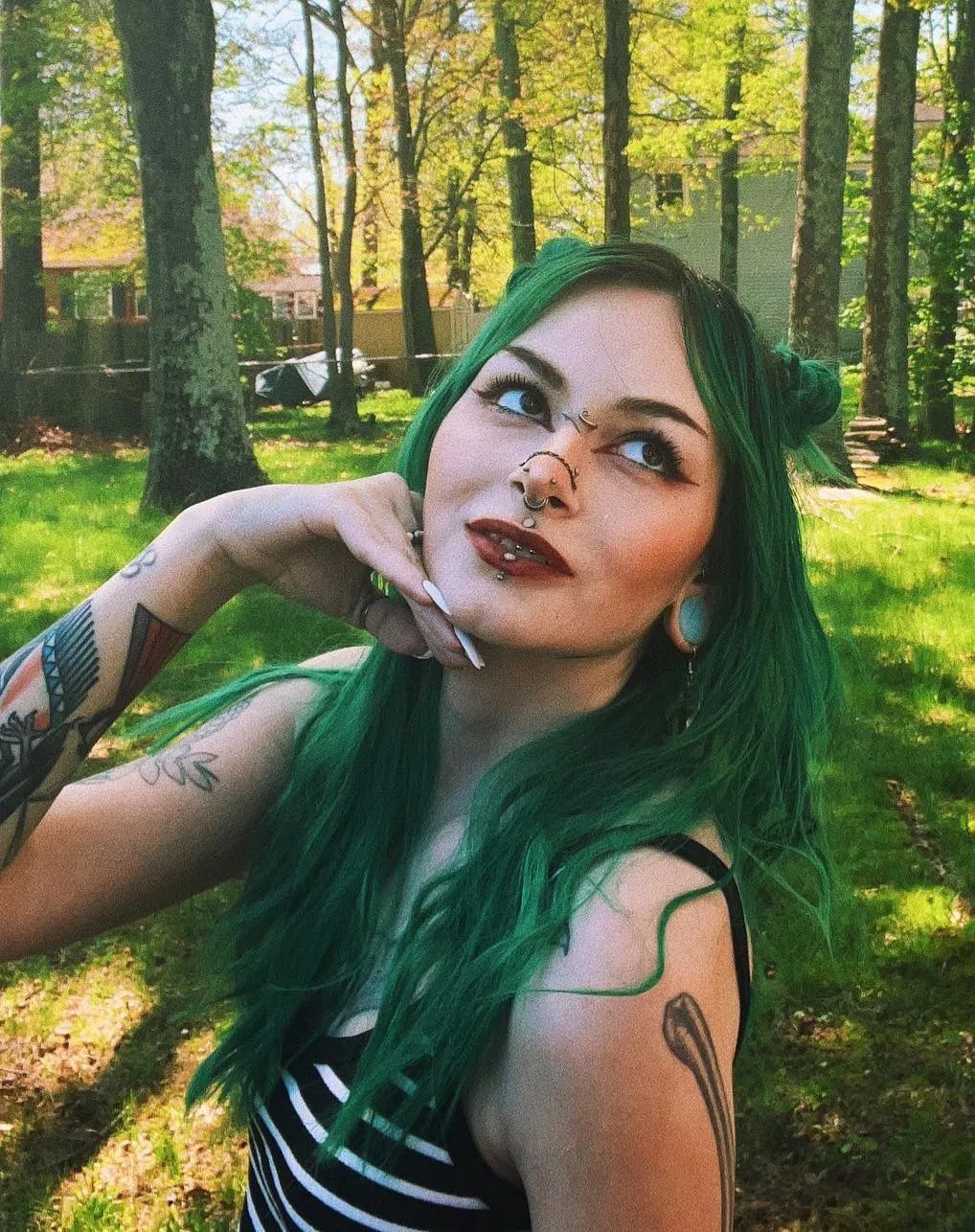 Pulp Riot’s Absinthe— loved the weather today; can you guess my favorite color? 🧚🏻 posted by kelseymh