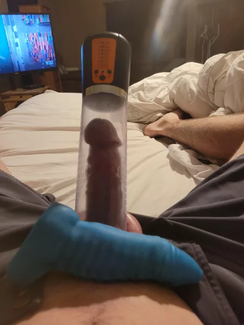 Pumping and getting ready to jerk with ika by TexasStag40