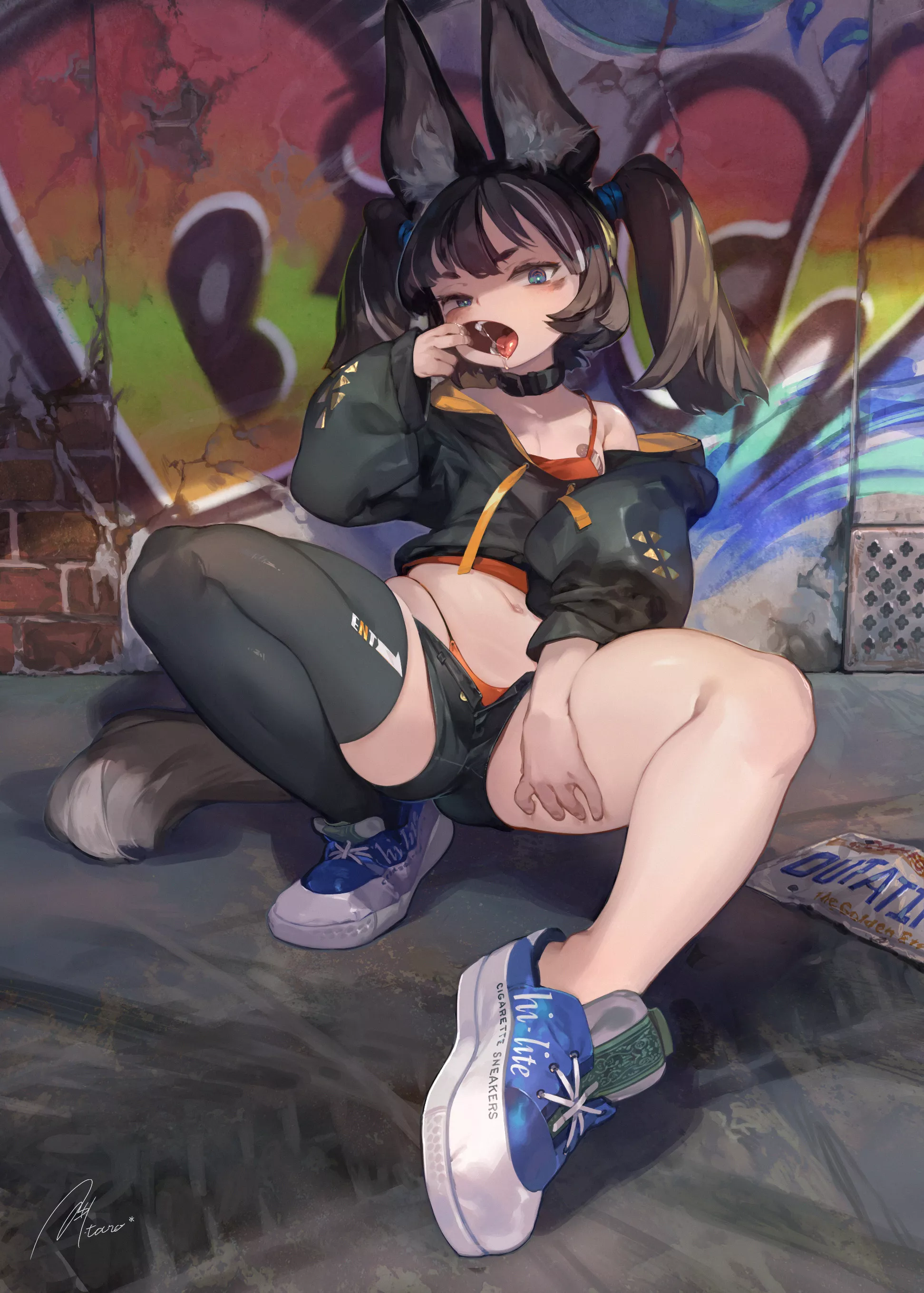 Punk kemonomimi posted by Servicefulbunny