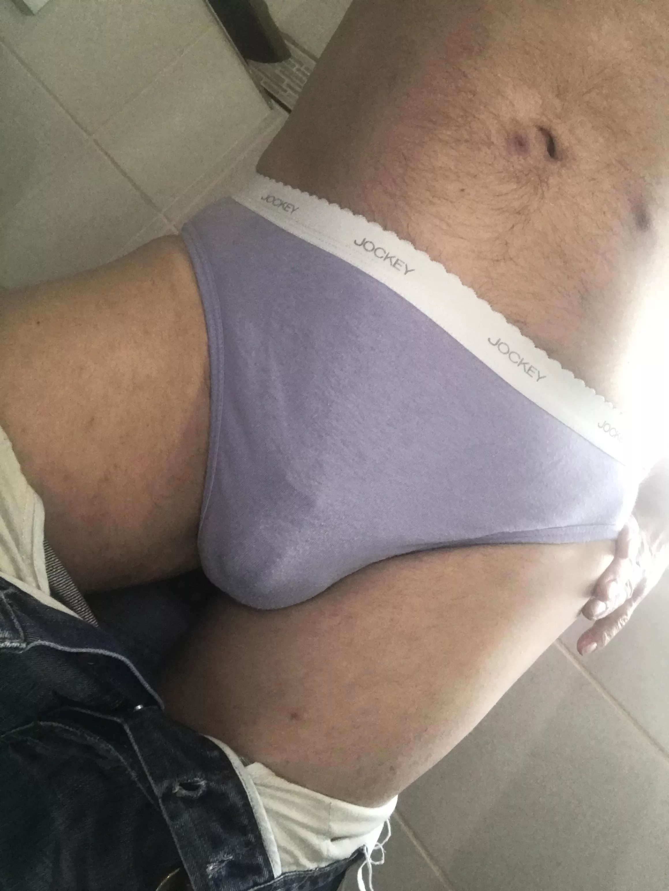 Purple and safe today! Very comfortable!! posted by Bostonontop