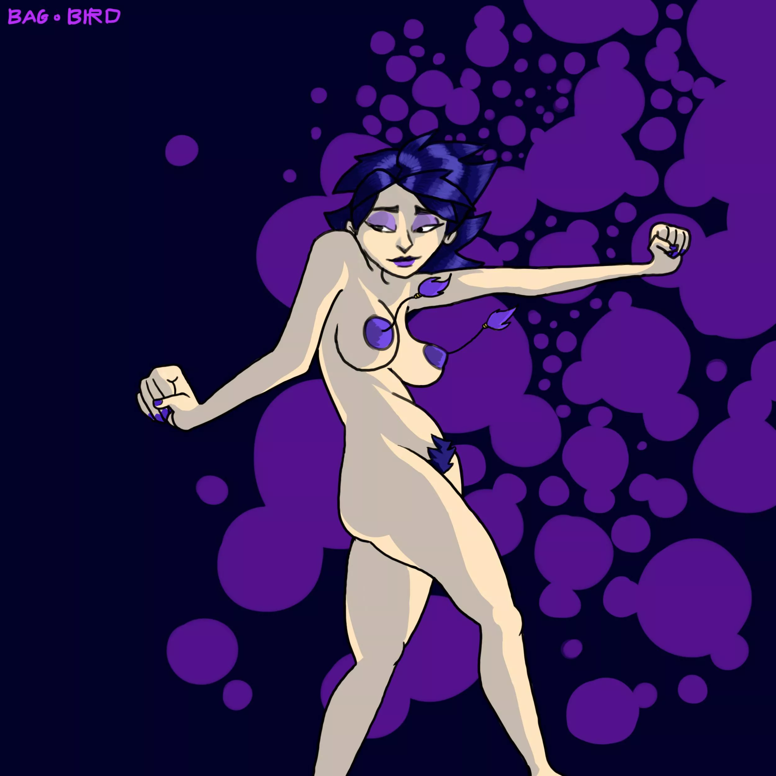 Purple Dancing Girl (Bag_Of_Birdies) posted by Bag_Of_Birdies