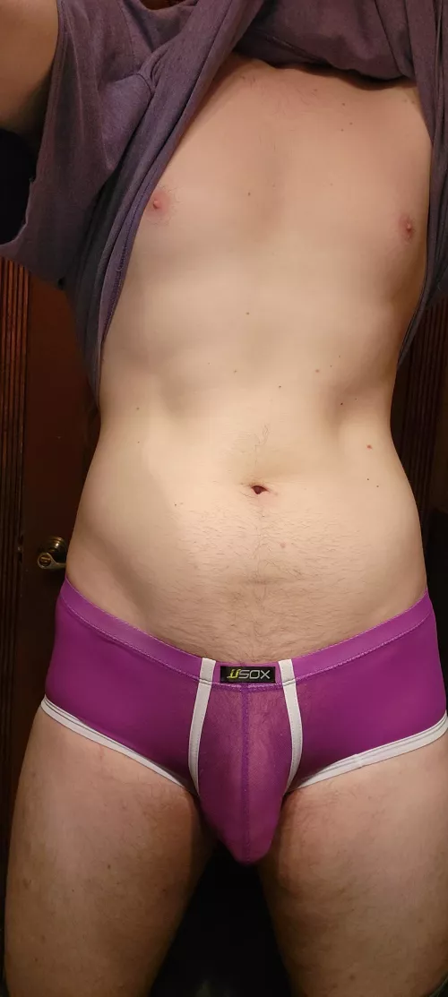 purple see thru by Dreadfully_Horny