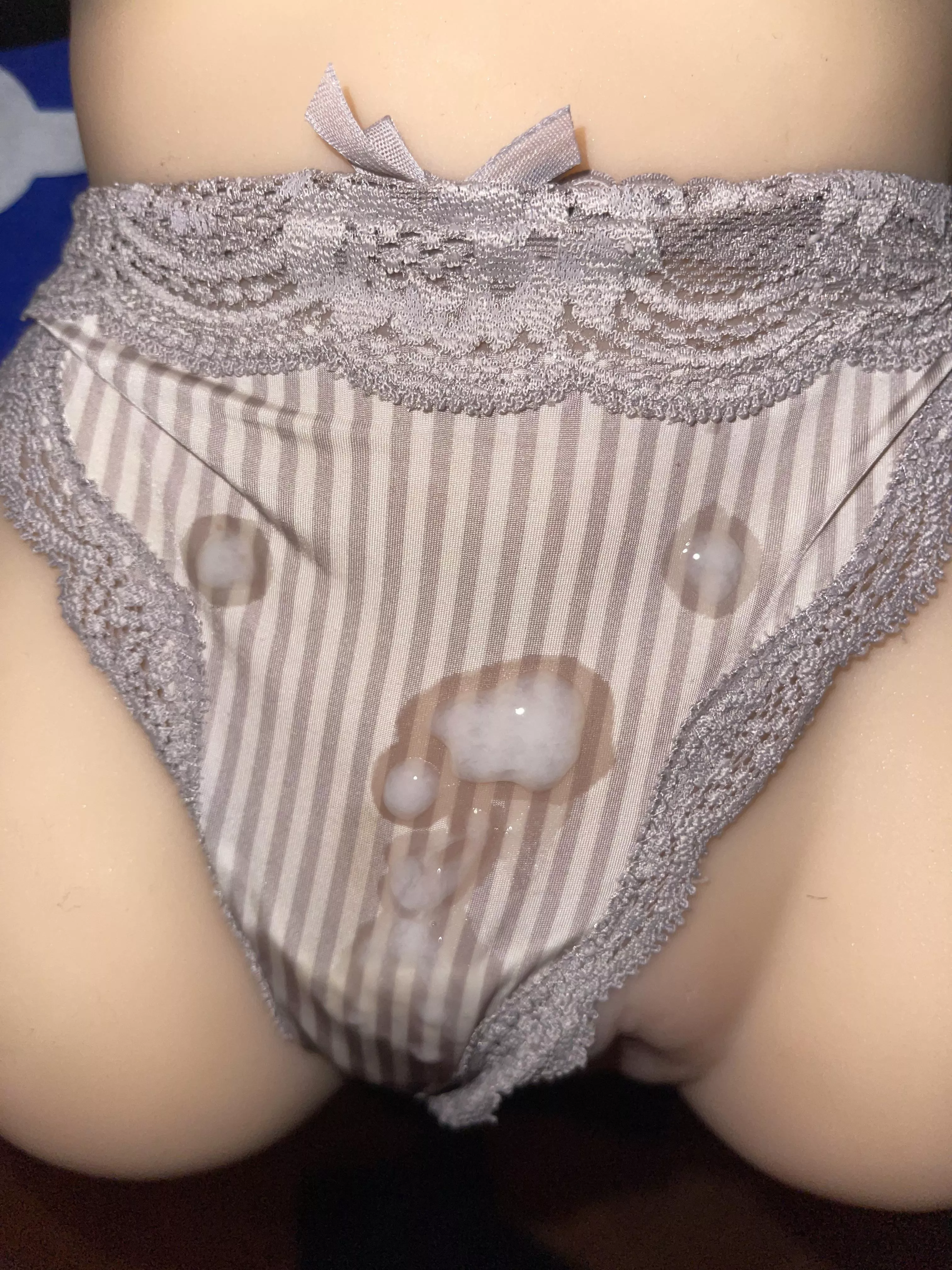 Put my mother in law pantie on my toy and did a load on them posted by inntervty